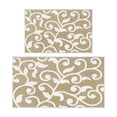 thumbnail image 6 of Sussex Home Non Skid Washable Kitchen Runner Rugs Set of 2 - Ultra-Thin Lattice Area Rugs for Laundry Room, Entryway, Bathroom - Multipurpose Set of 44 x 24 and 31.5 x 20 Inches Floor Mats, 6 of 8