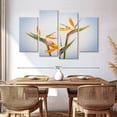 thumbnail image 3 of Elephant Stock Yellow Strelitzia Wall Art - Horizontal Multi Panel Canvas - Living Room Wall Decor - Floral And Botanical Multi Panel - Blue And Green Decor - 68" x 42", 3 of 8
