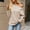 Beige women fall long sleeve sweater a1, variant on Bzdzmqm Women's Fall Winter Off The Shoulder Sweater Long Sleeve Round Neck Knitted Casual Pullover Tops Soft Stretch Slim Fit Cozy Sweaters Trendy Outfits for Daily Work Holiday, Sky Blue L