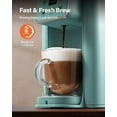 thumbnail image 5 of Single Serve Coffee Maker, Hot and Iced Coffee Machine for K Cup Pods & Ground Coffee, 6 to 14 oz Brew Sizes, 50 oz Removable Water Tank, Bold Brew Setting, Blue, 5 of 6