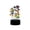 B, variant on DIY LED Snowman Rhinestone Art Kit - Tabletop Holiday Decor Lamp - Christmas Family Activity(A)