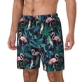 thumbnail image 2 of Daiia Flamingos And Birds Mens Swim Trunks Swim Shorts Quick Dry Swim Shorts with Mesh Lining Pockets-3X-Large, 2 of 9