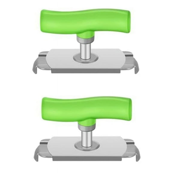 Effortless Jar Can Opener Bottle Openers for Seniors Easy Open Lid Opener Adjustable Grip Stainless Steel Green