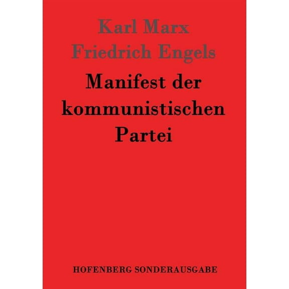 Manifest der kommunistischen Partei (Paperback)
