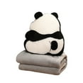 thumbnail image 3 of YHAICO Pillow Bed Pillows Pandas Pillow Pillowand Blanket One Thing for Two Purposes Holiday Gift Washing Machine Sleeping Pillow Furry Toys, 3 of 6