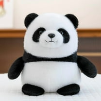 Family Cute Chubby Panda Plush Toy Doll