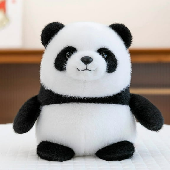 Family Cute Chubby Panda Plush Toy Doll