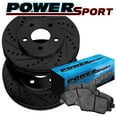 thumbnail image 1 of PowerSport Front Brakes and Rotors Kit |Front Brake Pads| Brake Rotors and Pads| Ceramic Brake Pads and Rotors |fits 1984-1991 BMW 325, 318i, 318is, 325e, 325es, 325i, 325is, 325iX, 1 of 7