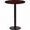 Mahogany, variant on Flash Furniture 24'' Round Mahogany Laminate Table Top with 18'' Round Bar Height Table Base
