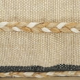 thumbnail image 5 of Ox Bay Daniel 14" x 36" Black/Tan Striped Jute Blend Adult Decorative Throw Pillow Cover, 5 of 10