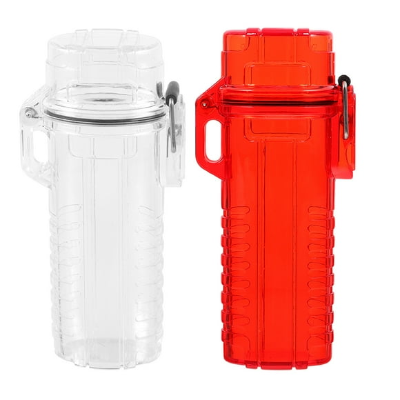 2pcs Clear Waterproof Lighter Case Lighter Cover Lighter Protective Sleeve Lighter Case Lighter Protector Lighter Organizer Case Lighter Box