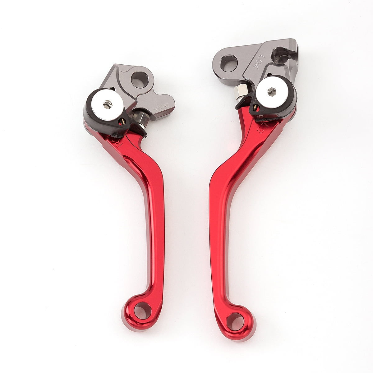 FXCNC CNC Aluminum Dirt Bike Pivot Brake Clutch Lever Set Compatible