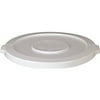 Continental 2001WH White Lid For Round 20 Gal Huskee Receptacles