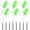 Green, variant on 6 count Fishing Glow Sticks,Night Fishing Rod, LED Fishing Pole Luminous Rod, Green Fishing Light with 8 count CR425