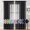 Black[1 Panel], variant on Bxaolu Semi Sheer Curtains 84 Inches Long, Light Filtering Drapes with Rod Pocket, Lightweight Window Treatments for Living Room Bedroom Decor, 52 X 84 Inch，1 Panel, Khaki