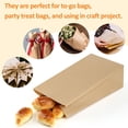 thumbnail image 4 of BagDream Paper Lunch Bags 4lb 100Pcs Kraft Brown Snack Bulk, for Craft, Lunch, Bread, Sandwich, Candy, Treats, 5x2.95x9.45 Inches Recyclable Small Sacks, 4 of 5