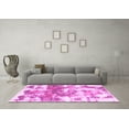 thumbnail image 3 of Ahgly Company Indoor Square Abstract Pink Modern Area Rugs, 7' Square, 3 of 4