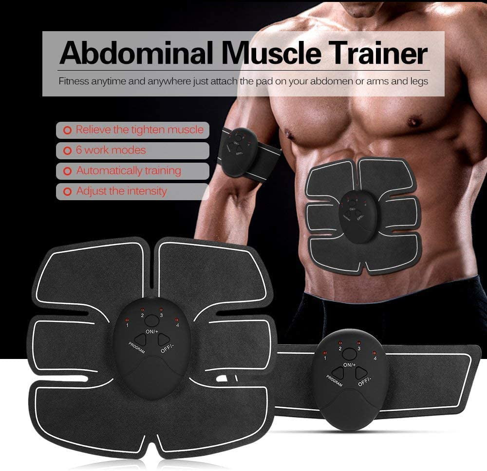 Ultimate EMS AB & Arms Muscle Simulator ABS Training Home  Abdominal Trainer Set 