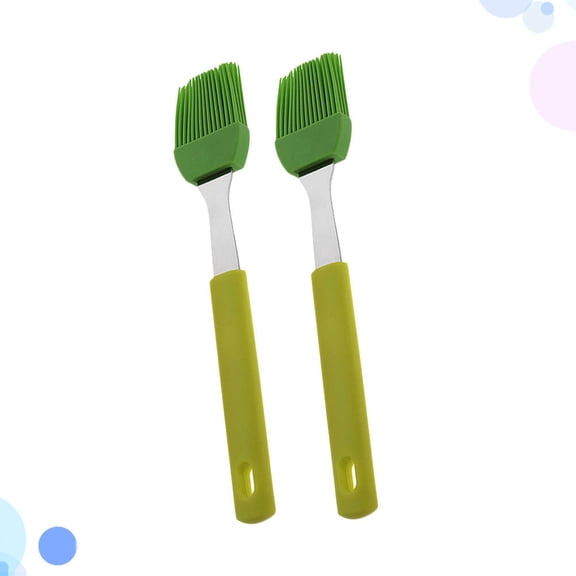 OULII Silicone Bbq Grill Brush Oil Sauce Cream Brush Heat Resistant 2pcs