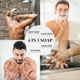 thumbnail image 5 of Mens Bar Soap Bath Set for Men Valentine's Day Gifts - Natural Clean & Fresh & Moisturizing & Exfoliating Scrub Soap Bar|3.5oz of 6 Bars, 5 of 10