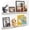 Picture Ledge Shelves,white, variant on Floating Picture Ledge Shelves Set of 2, 16 Inch Solid Wood Wall Shelves with Lip, Nursery Book Storage, Kids Bookshelf, Living Room Bedroom Decor, White