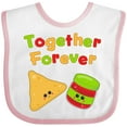 thumbnail image 3 of Inktastic Together Forever Chips and Salsa Boys or Girls Baby Bib, 3 of 4