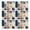 Pioneer Flower Floral, variant on Pioneer Flower Floral Print Pattern Summer Placemats Table Placemats Set Of 6-Linen Kitchen Washable Placemats Table Mats 12x18 Inch Non-Slip Heat Resistant