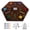 15in flame, variant on Wahoo Marble Board Game 2-Sided Wooden Aggravation 4-6 Player Family Party Game 20 Inch