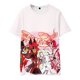 thumbnail image 2 of Hazbin Hotel Hombres Camiseta Manga Corta Impreso Verano Cuello Redondo Top Casual Sudadera Beige/2XL, 2 of 4