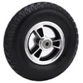 thumbnail image 4 of Wheelchair Wheel Replacement Solid PU Reinforced Aluminum Alloy Hub Walker Accessories 193mm, 4 of 5