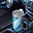 thumbnail image 6 of 40oz Tumbler with Handle and Straw, Vacuum Insulated Stainless Steel Travel Mug, Fits Car Cup Holder, Abstract Colorful Print, 6 of 6