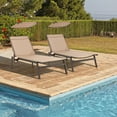 thumbnail image 3 of Gymax 2PCS 6-Position Recliner Lounge Outdoor Adjustable Reclining Chair Poolside, 3 of 10