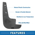 thumbnail image 5 of Unique Bargains Front & Rear Side Automotive Mud Guards Splash Compatible for Nissan NV200 2010-2022, 5 of 6