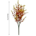 12 Bundles Artificial Autumn Flowers No Fade Autumn Artificial Flowers Indoor Outdoor Greenery