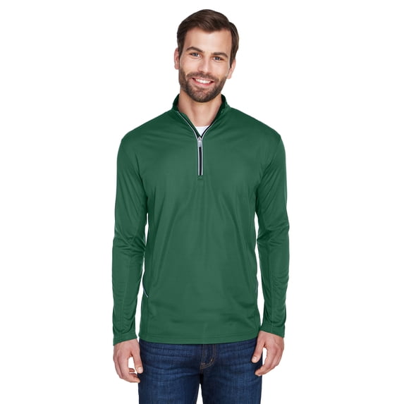 UltraClub Men's Cool & Dry Sport Quarter-Zip Pullover - 8230