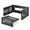 4U, variant on 8U 19-Inch Open Frame Wall Mount Network Rack With Adjustable Depth