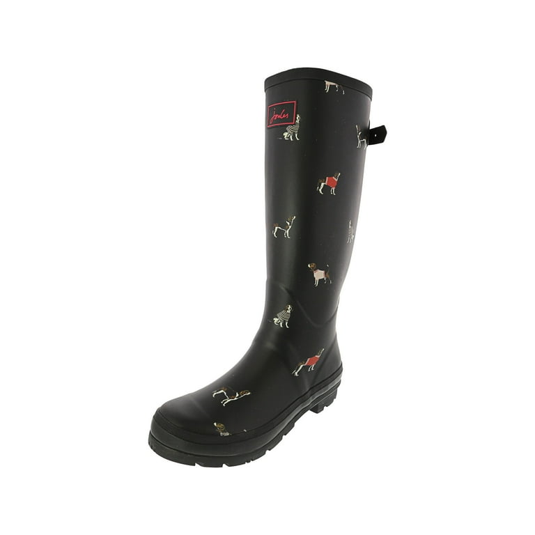 Joules black jumper shop dog wellies