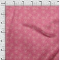 thumbnail image 2 of oneOone Cotton Poplin Dark Pink Fabric Leaves & Floral Artistic Diy Clothing Quilting Fabric Print Fabric By Yard 56 Inch Wide, 2 of 4