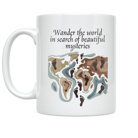 World Wanderer Design - Adventure Seeker - 11 oz Ceramic Coffee Mug