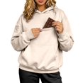 thumbnail image 3 of | Snak Hoodie |Cat Pouch Hoodies Heavyweight Kangaroo Pocket Dog Pouch Sweatshirts Animal Holder Pet Carrier Pullover, 3 of 9
