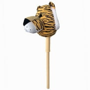 Ponyland Orange Tiger Animal Music Stick W/ Colorful Soft Plush Animal Head, Kids Ages 3+