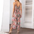 thumbnail image 6 of IROINNID Sleeveless Suspender Jumpsuit For Women Full-Length Casual Spaghetti Strap High Waist Wide Leg Jumpsuit Rompers Jumpsuit, 6 of 7