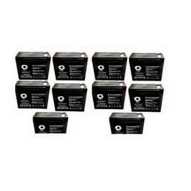 SPS Brand 12V 10Ah Replacement Battery (SG12100T2) for SHOXING HUITONG 6-DW-10 F2 .250 TERMINALS (10 Pack)