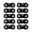 Color:black, variant on 10 Pcs Aluminum Alloy Tent Rope Tensioners Camping Non-Slip Cord Lock Buckles Holes Wind Rope Peanut Stopper Tightening Clasp for Outdoor Hiking Climbing