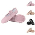 thumbnail image 3 of Willtoo Girls' Leather Ballet Shoes with X Straps for Toddler/Little Kid/Big Kid Black 6.30", 3 of 6