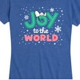 thumbnail image 3 of Peanuts - Snoopy Joy To The World - Women's Short Sleeve Graphic T-Shirt, 3 of 6