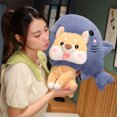 thumbnail image 3 of Plush Toy Beautiful Lovely Adorable Soft Comfortable Decoration PP Cotton Shark Dog Stuffed Animal Pillow Cushion Doll Kids Gift, 3 of 8