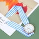 thumbnail image 5 of EeaseMX Reloj de pulsera de poliéster con forma de lazo para mujer, moderno, con decoración de muñeca, talla L, color azul cielo., 5 of 8