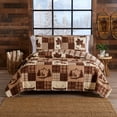 thumbnail image 1 of Great Bay Home Couvre-Lit Style Lodge Taille Double/Grand avec 2 Taies d'Oreiller. Ensemble de Courtepointe Réversible 3 Pcs pour Toutes Saisons. Couvre-Lit Rustique Ensemble de Literie. Collection Redwood., 1 of 5
