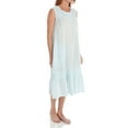 thumbnail image 2 of Women's La Cera 1250GX Plus 100% Cotton Woven Crochet Sleeveless Gown (White 2X), 2 of 4